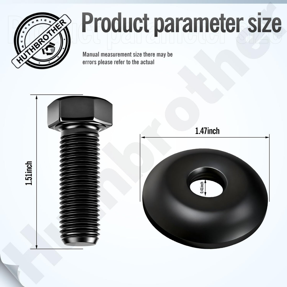 Huthbrother blade bolts compatible with Husqvarna
