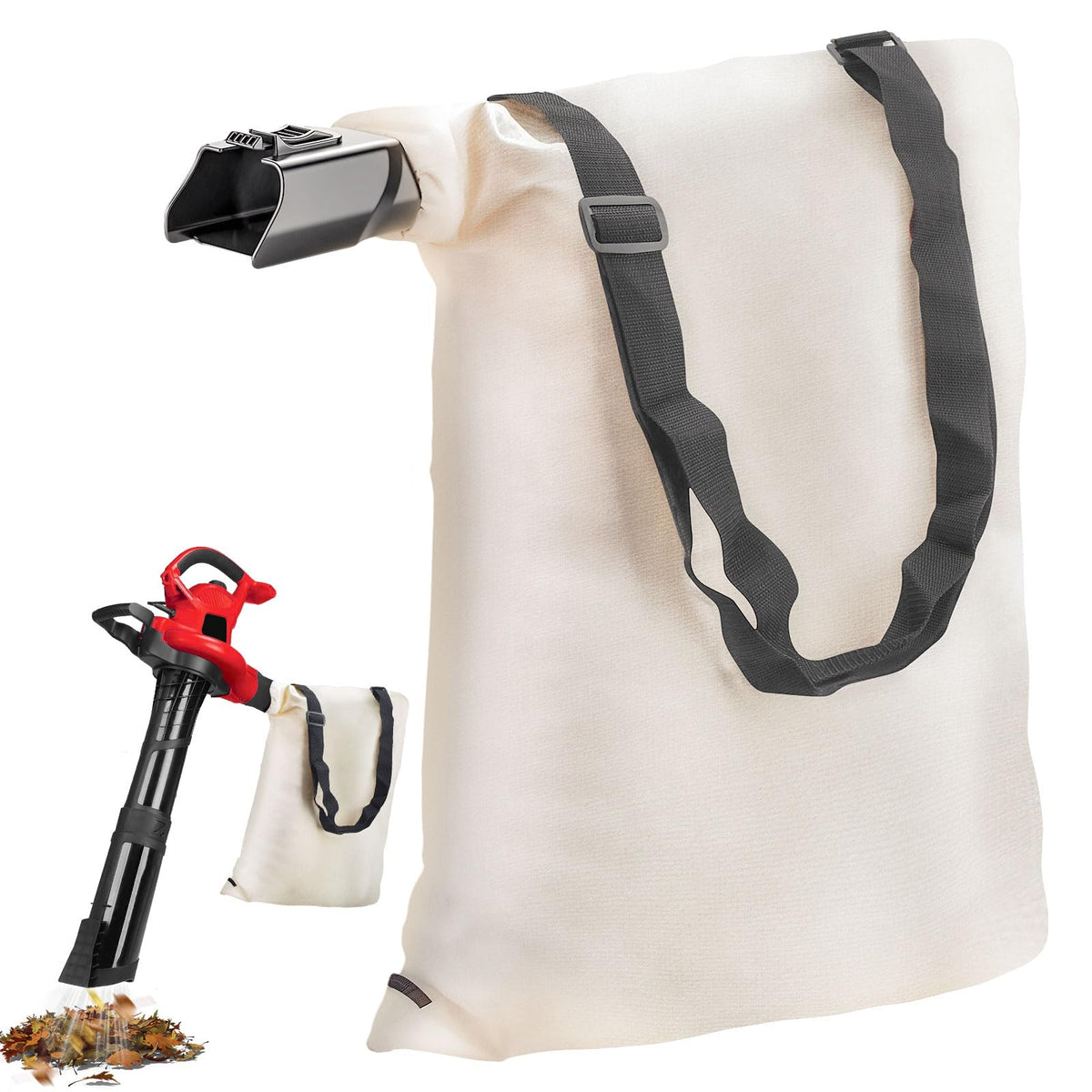 Huthbrother leaf blower bag 127-7040, durable replacement for Toro-compatible models.