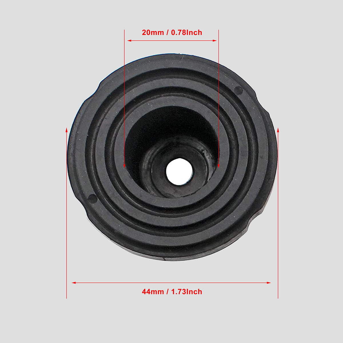 Huthbrother lower foot pads close-up focusing on rugged, weather-resistant rubber.