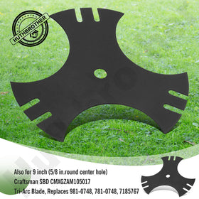 Huthbrother pack of two edger blades for convenient replacements.