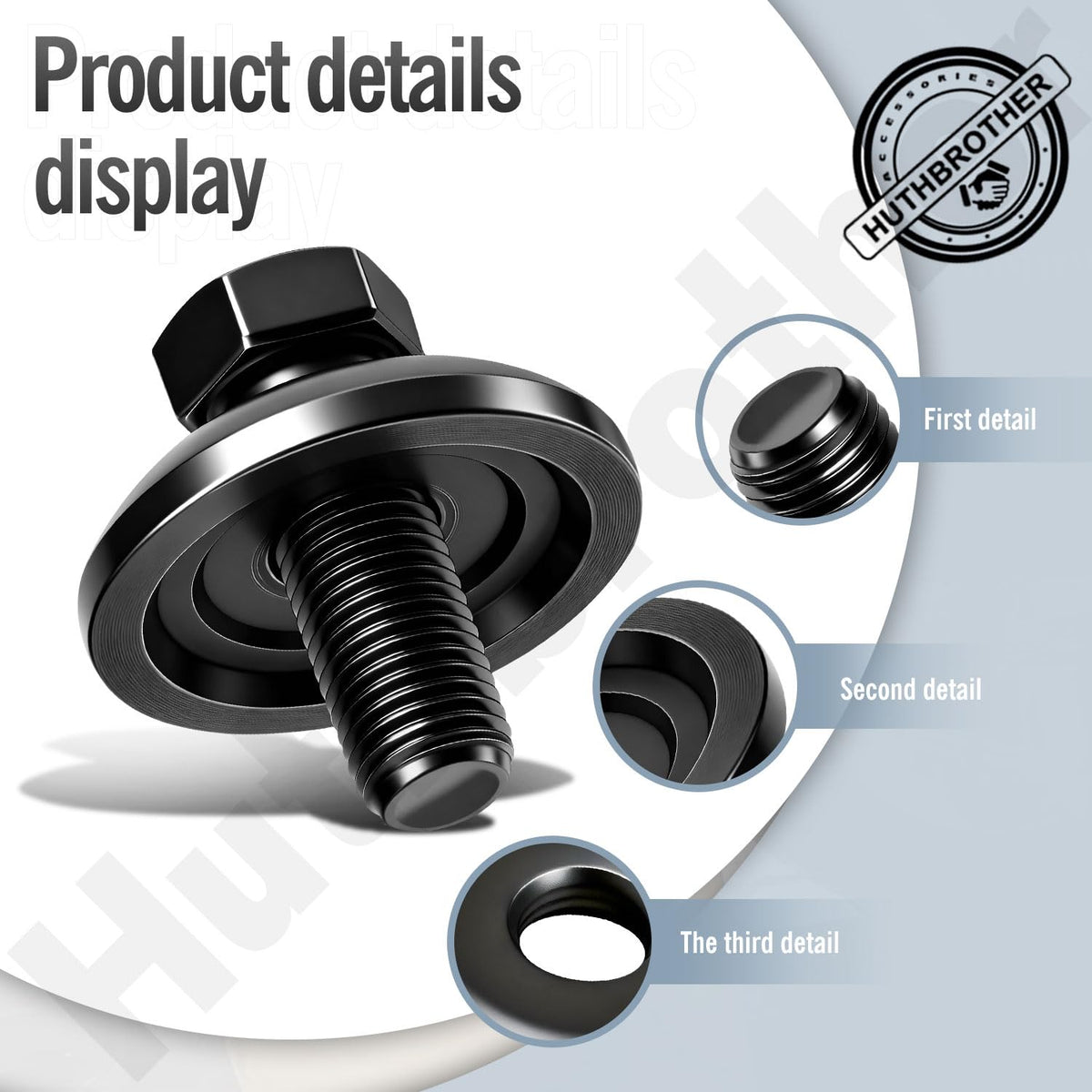 Huthbrother bolts with protected threads enable easy installation