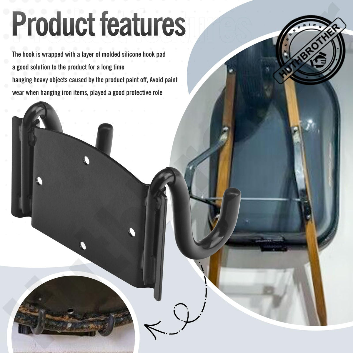 Huthbrother secure storage keeps a cart safely off the floor