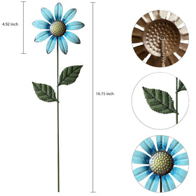 HUTHDAK metal flower designs enhance yards with high-visibility, low-maintenance color.