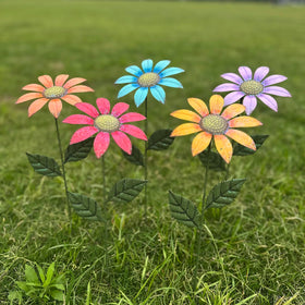 HUTHDAK easy-installation garden stakes insert smoothly into soil for instant impact.