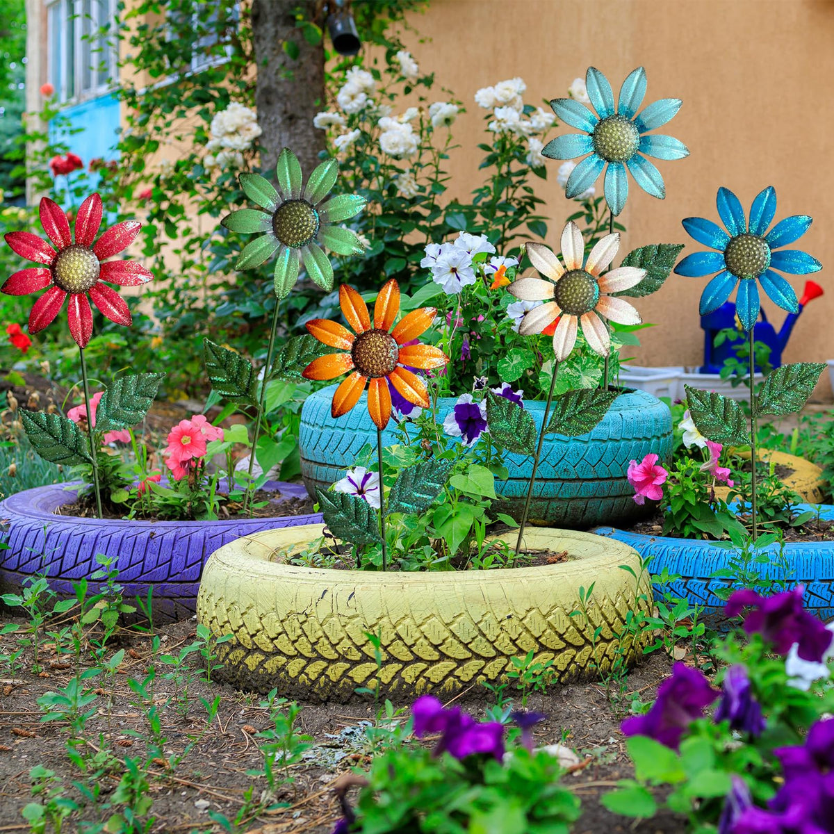 Perfect for porches, borders, and lawns as spring yard decor