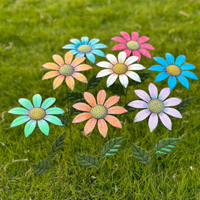 Durable metal construction ensures long lasting spring garden decor