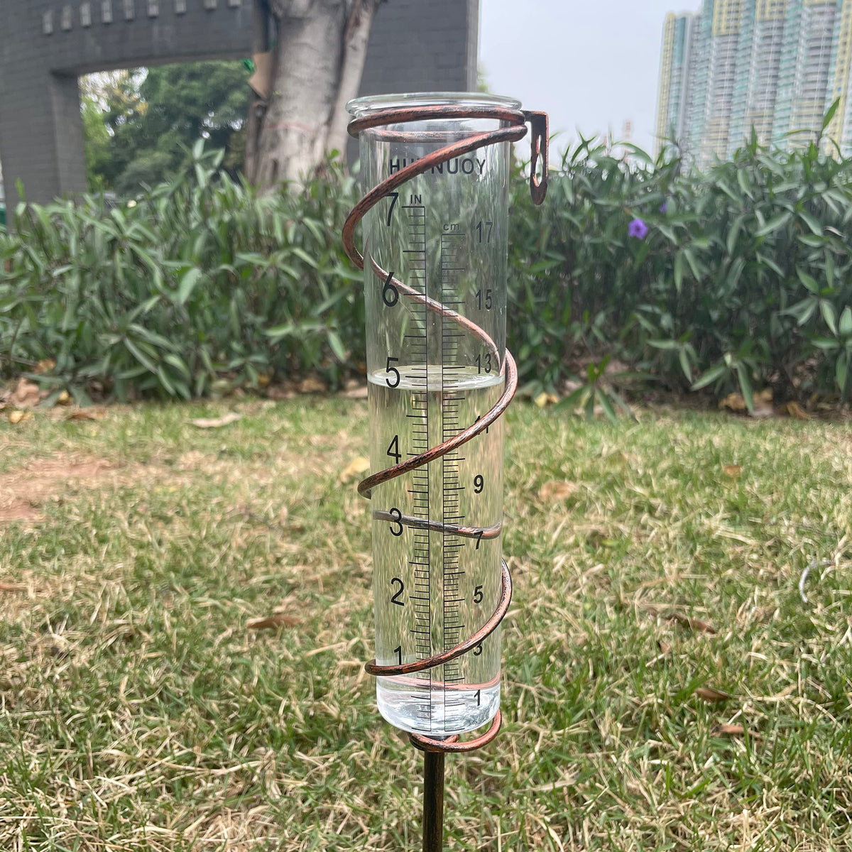 HUTNUOY rain gauge tube designed for durable outdoor use in sun and rain
