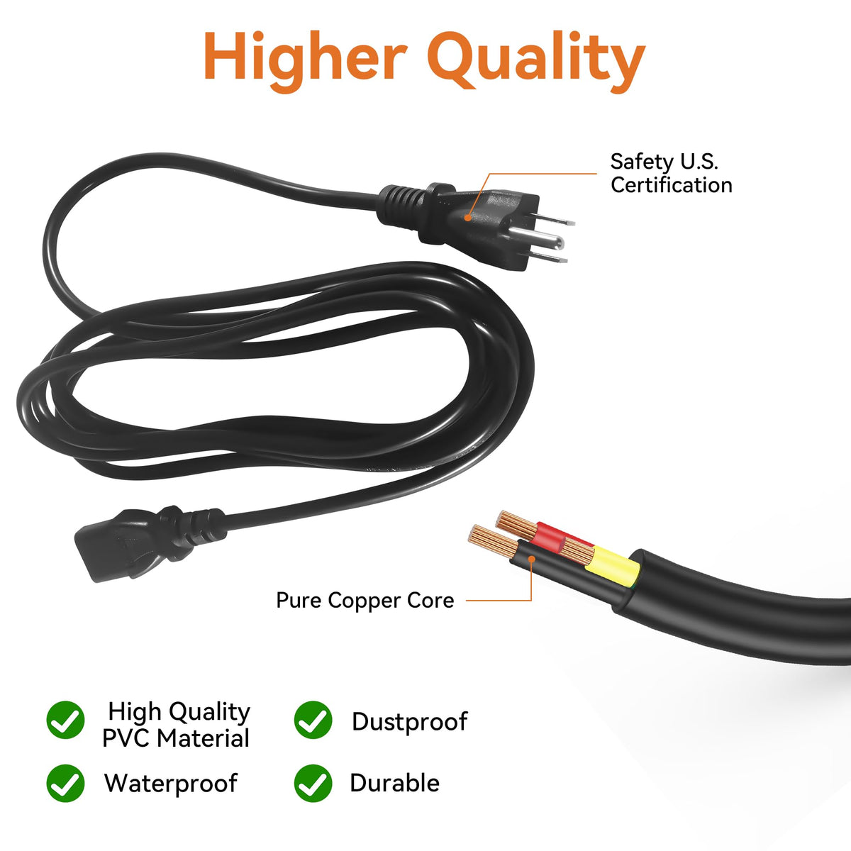 HUTUDAN Timberline Gen2 850/1300 cord on grill, reliable power delivery.