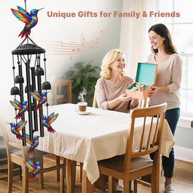 HUVNSOCH garden decor with beads and bells offers year-round charm.