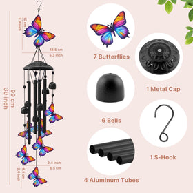 HUVNSOCH small butterflies detail adds whimsical charm to outdoor space.