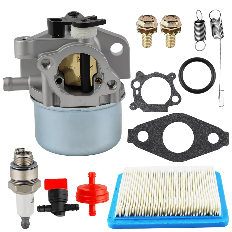 HUZTL 799866 carburetor air filter top view improves airflow for smooth starting