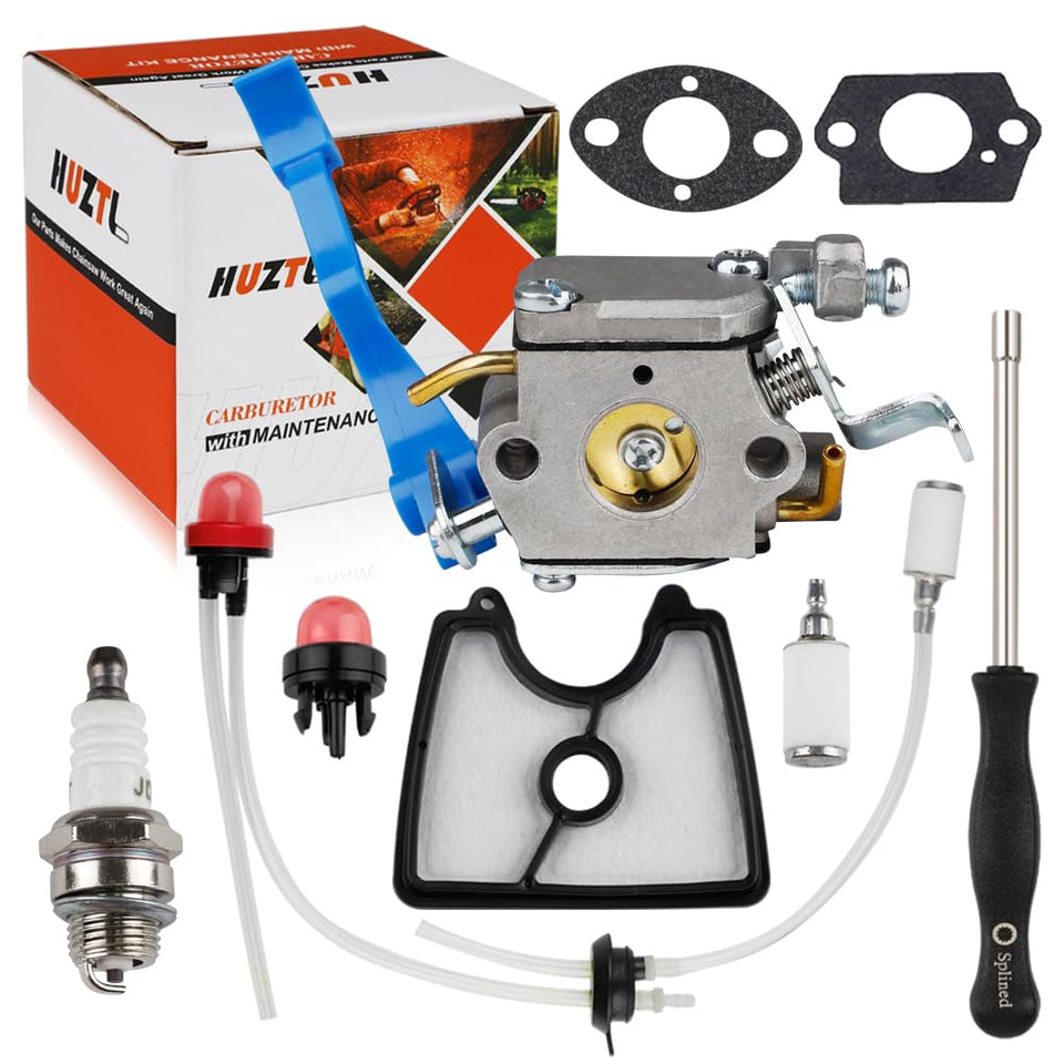 HUZTL carburetor 590460102 for Husqvarna 125B with compatible intake view
