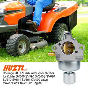 HUZTL Courage 19hp carburetor for Kohler Courage models supports versatile repairs.