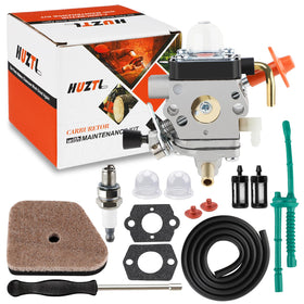 HUZTL FS 90 R carburetor kit close-up with precise components for reliable starts