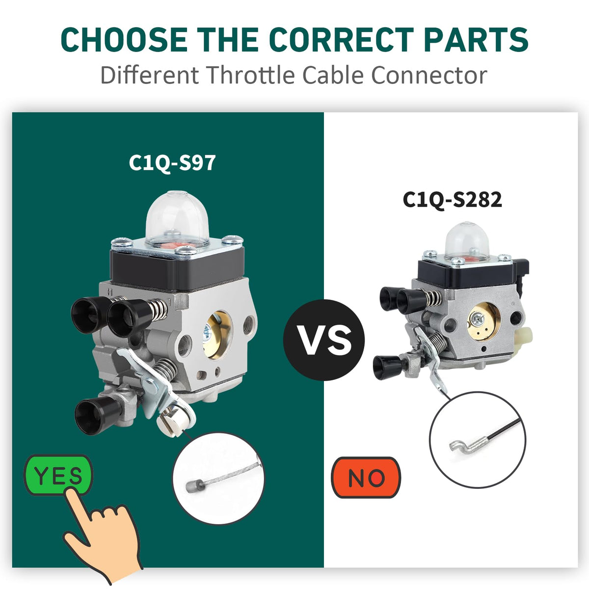 HUZTL FS55 carburetor shown for STIHL, supports steady RPM and reliable power.