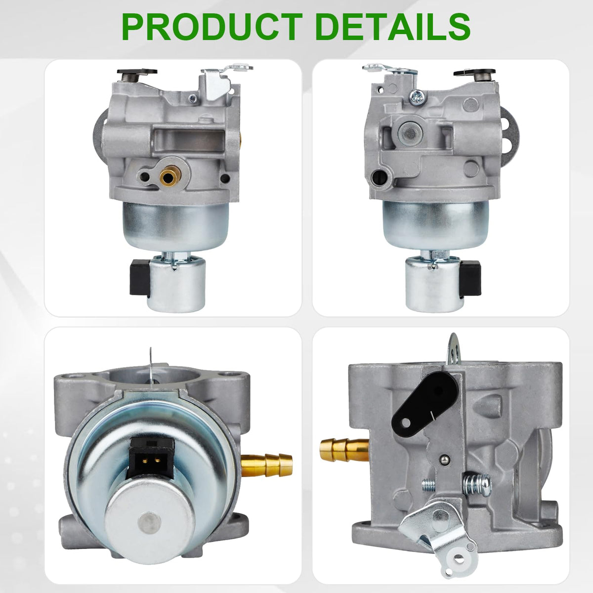 HUZTL assembled carburetor kit close-up ready for installation and use.
