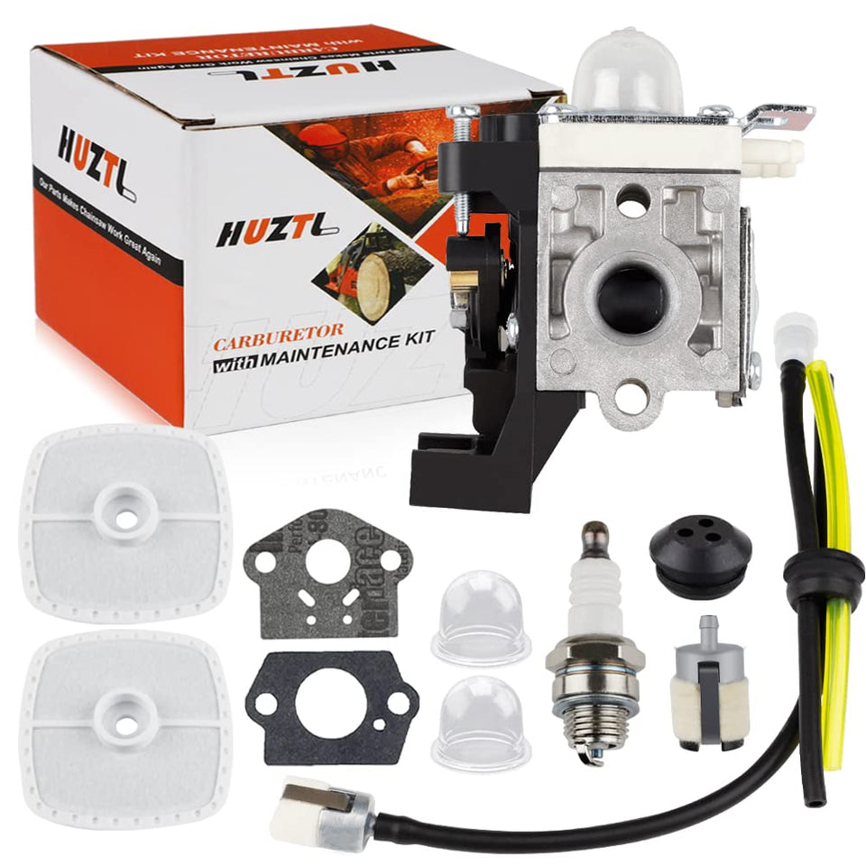 HUZTL SRM 225 carburetor closeup for Echo compatibility and easy tuning