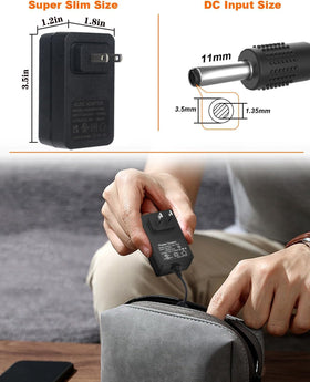 HUZUM 19V adapter for M88 enabling portable charging anywhere