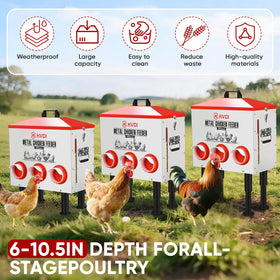 HVDI easy-fill-access feeder simplifies refilling during busy days.