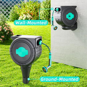 HVNPSH 82 ft hose with 6 ft leader covers large lawns and borders