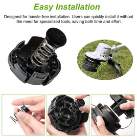 HWEIUA easy installation demonstration for tool-free cap replacement