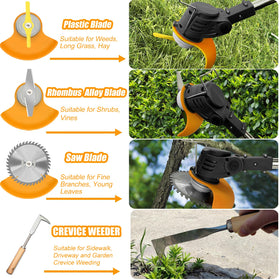 HWLANTU deluxe accessory set includes batteries, blades, gloves, goggles.