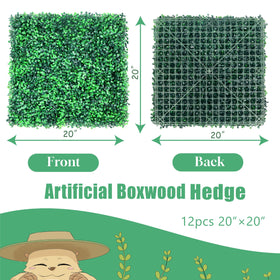 HWT boxwood hedge wall panel provides dense privacy for outdoor events.
