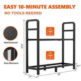 HXJLJY anti-rust coated metal rack withstands outdoor conditions for long-lasting use.