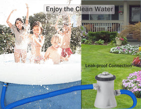 Hxxyilok hose withstands up to 78 PSI for varied pool setups.
