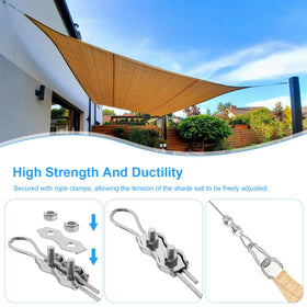 HYASIA screws and expansion bolts provide strong, weatherproof mounting on multiple surfaces.