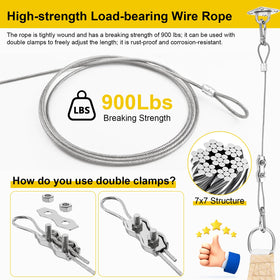 HYASIA shade sail wire ropes deliver secure, high-tensile support.