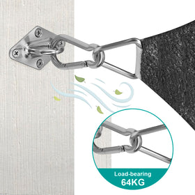 HYASIA stainless steel 304 construction resists corrosion outdoors