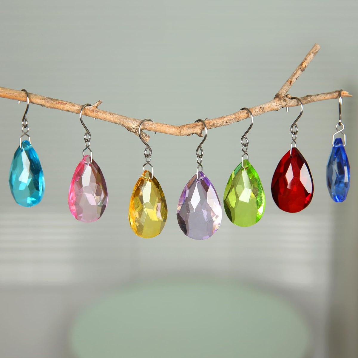 HYBEADS 38mm crystals designed for DIY suncatchers and dream catcher accents
