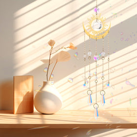 HYBEADS Crystal Suncatcher Prism Rainbow adds decorative charm to indoor and outdoor spaces