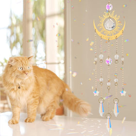 HYBEADS Crystal Suncatcher Window Hanging creates sparkling prisms to brighten rooms