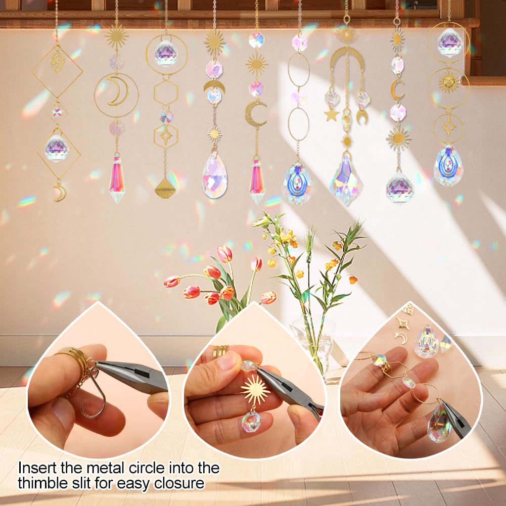 HYBEADS crystal pendant for decorative craft projects at home