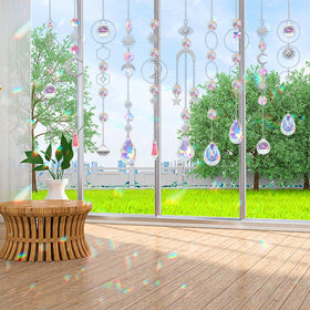 HYBEADS crystal balls scatter color across a room’s surfaces.