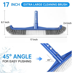 HydraJoy deluxe-design back and nylon bristles boost durability during long cleaning sessions.
