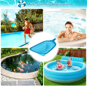HydraJoy pool net edge-design makes debris dumping easy