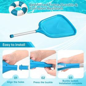 HydraJoy pool net safe for vinyl, tile, and concrete