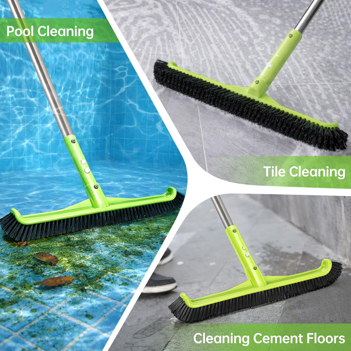 HydraJoy durable plastic back supports longevity in wet cleaning tasks.