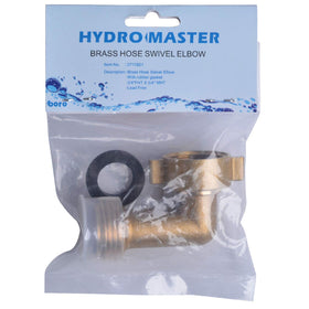 HYDRO MASTER 3/4 FHT to 3/4 MHT elbow for outdoor connections.