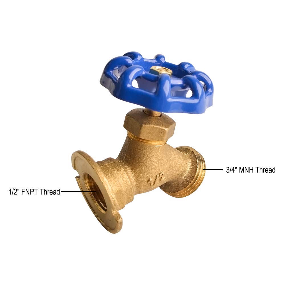 HYDRO MASTER brass garden hose adapter supports easy connections and setup.