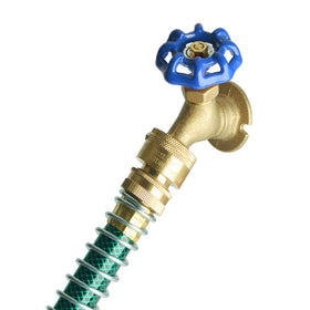HYDRO MASTER brass valve installation is quick and tool-free.