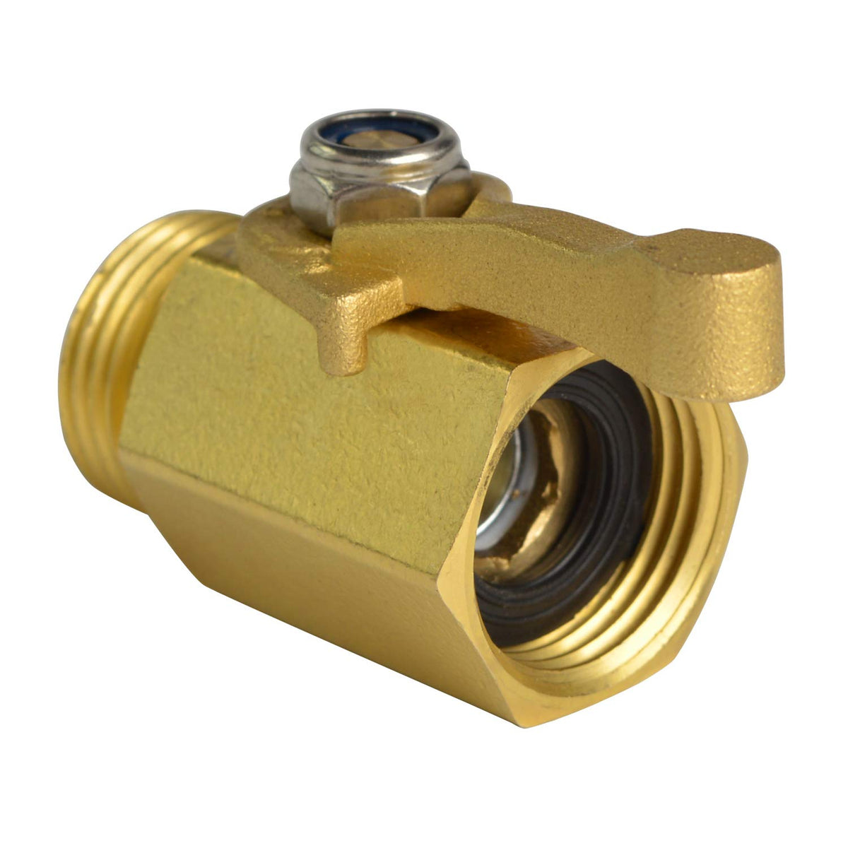 HYDRO MASTER valve in action connects to garden hose for efficient watering