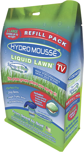 Hydro Mousse refill bag 2lb for quick lawn restoration.