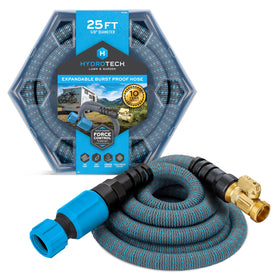 HydroTech expandable hose 25 ft 5/8 inch reach for yard tasks