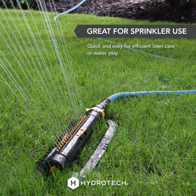 HydroTech FlatJacket aluminum-end 5/8-inch 25ft hose fits most nozzles.