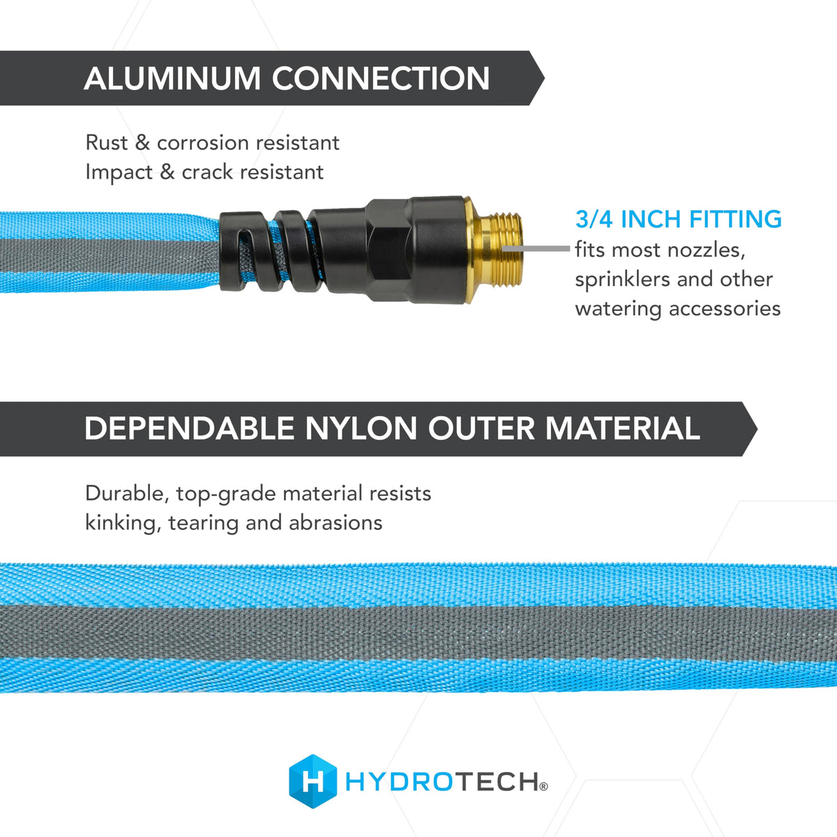 HydroTech FlatJacket Force Control Technology maintains steady water.