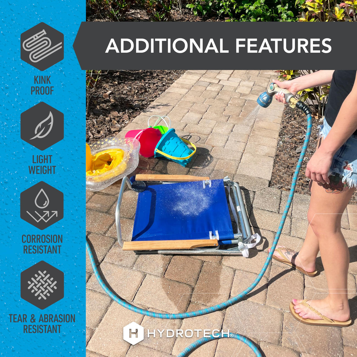 HydroTech hose suits garden care and car washing